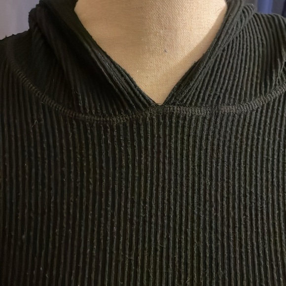 Womens Thin Ribbed Hoodie - Picture 2 of 5